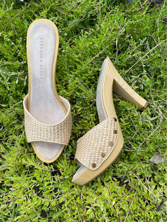 W VERONICA BEARD TAN Size 10 SHOE
