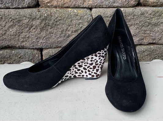 W FRANCO SARTO BK Size 8 SHOE