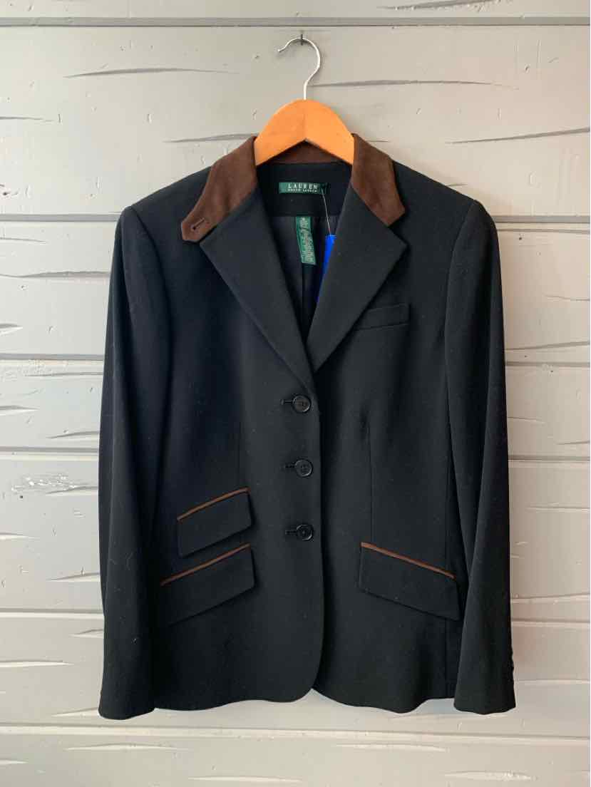 W RALPH LAUREN BK Size 10 BLZ