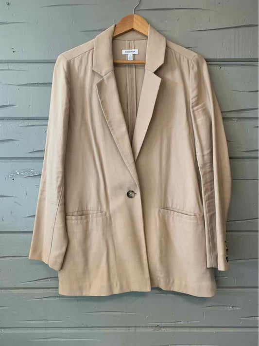 W NORDSTROM TAN Size MED BLZ