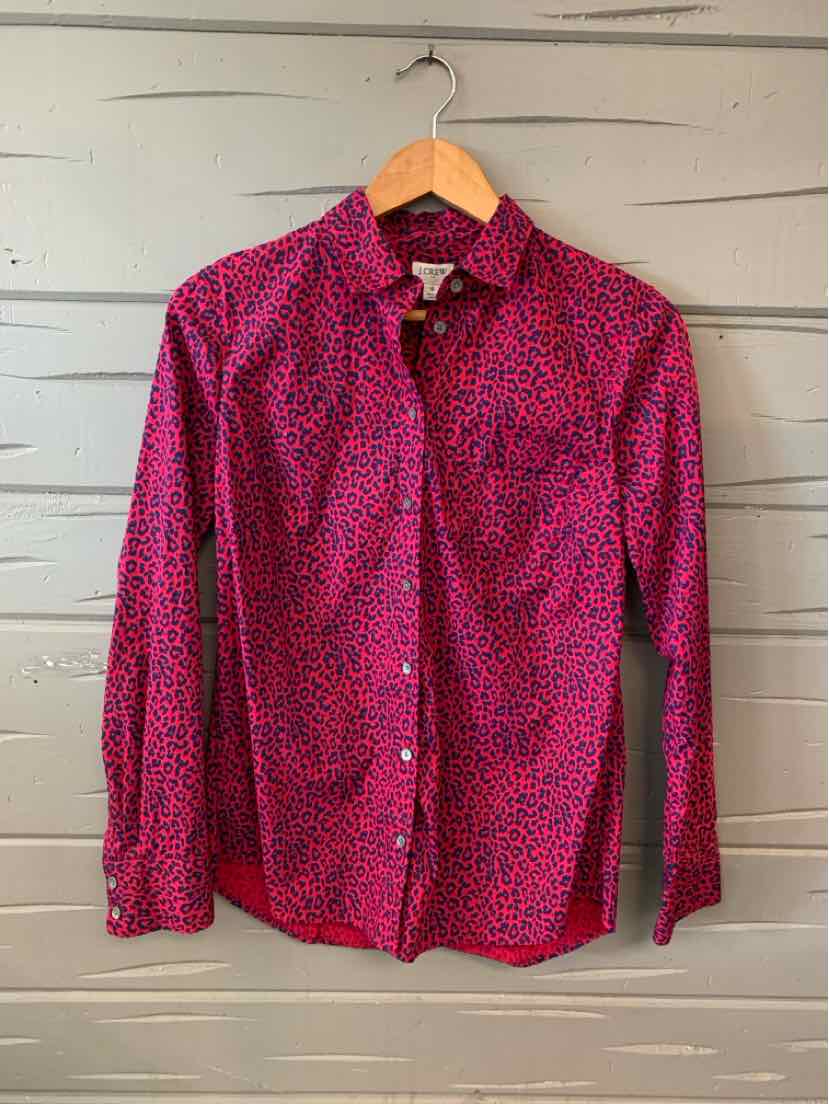 W JCREW FUCHSIA Size SM T