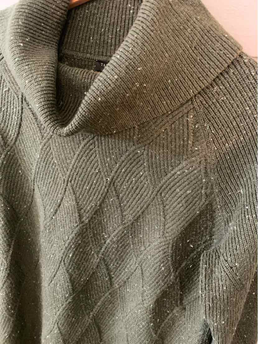 W TALBOTS GR Size LARGE PETITE SW