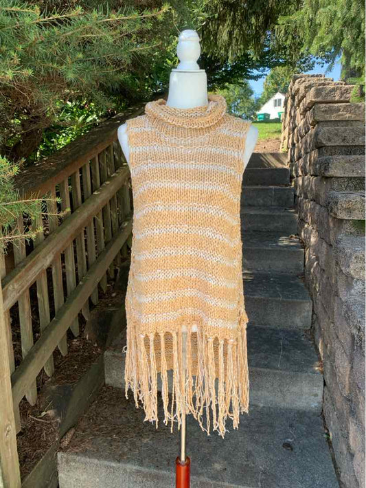 W FREE PEOPLE TAN Size MED T