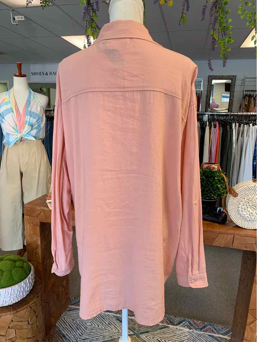 W RISEN JEANS PCH Size LG T