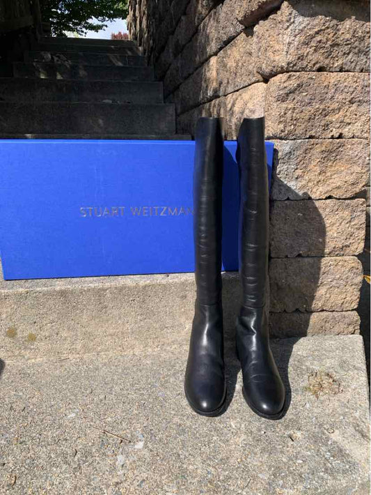 W STUART WEITZMAN BK Size 8.5 BOOT