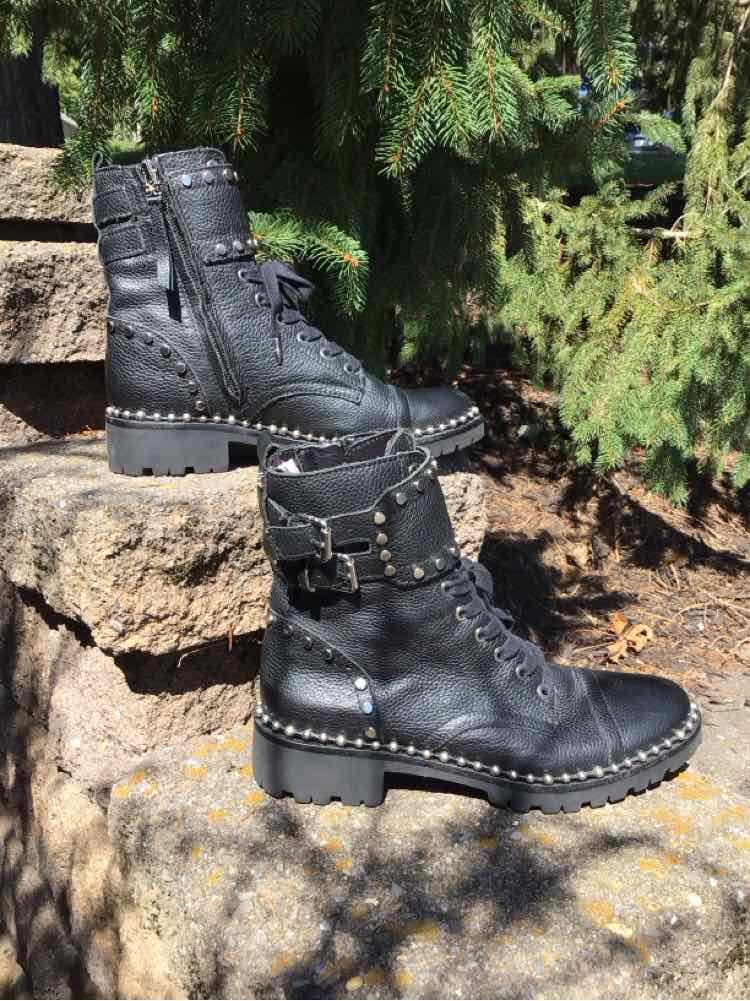 W SAM EDELMAN BK Size 6 BOOT